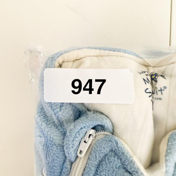 Baby Merlin’s Magic Sleepsuit Blue Fleece - Small 3-6 Months 12-18lbs - Picture 7 of 7